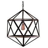 Lindsay Cage 1-Light Edison Lamp With Bulb