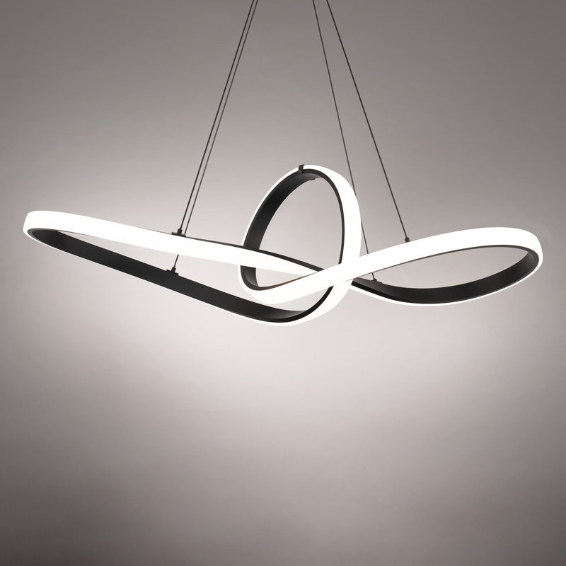 Cissna 1 - Light LED Pendant, Black