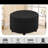 Round Ottoman Slipcover Polyester Blend Footstool Protector Covers Stretch With Elastic Bottom Feature Textured Machine Washable Jacquard Fabric-350042519