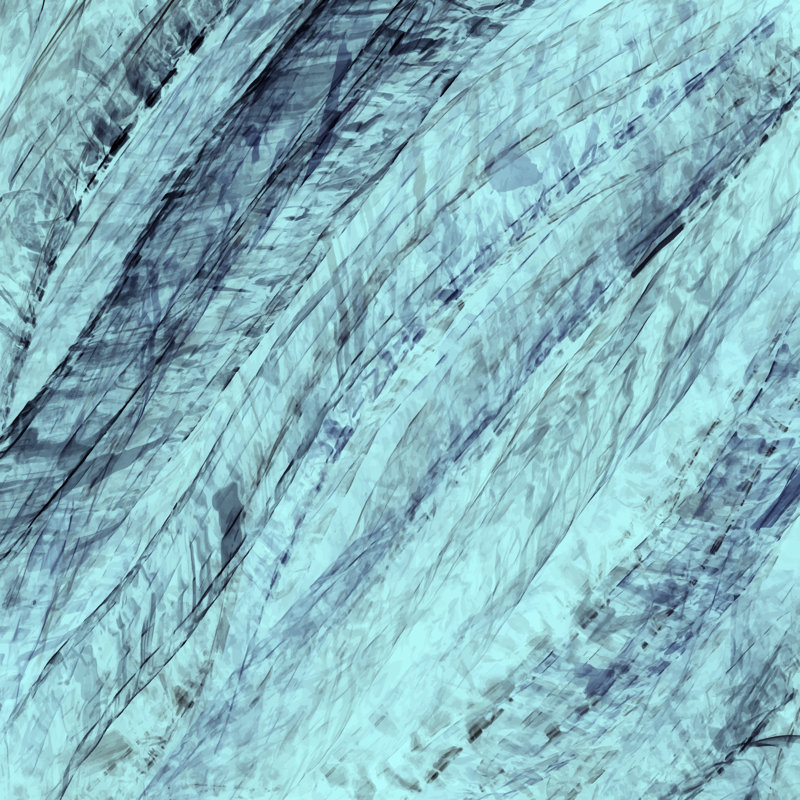 Blue Gray Marble Texture by Gokcemim - Wrapped Canvas Print, 30cm H x 30cm W