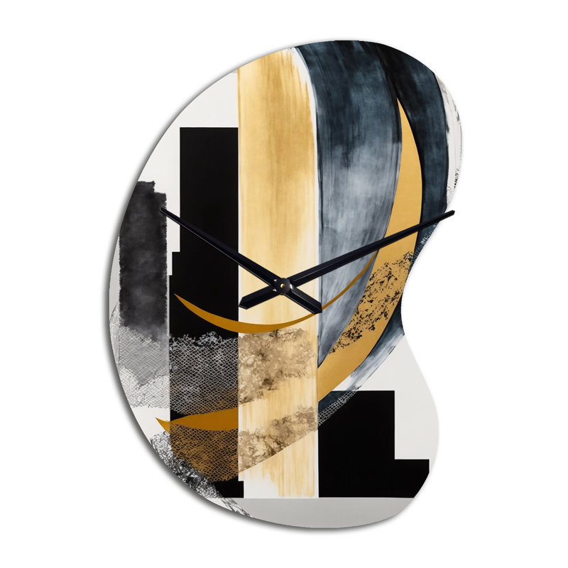 Horloge murale Glam Art Deco Abstract I - Abstract, Petit