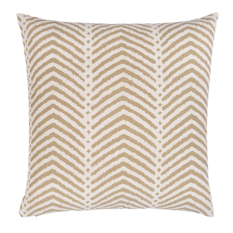La Jolla I/O Pillow, Wheat Chevron