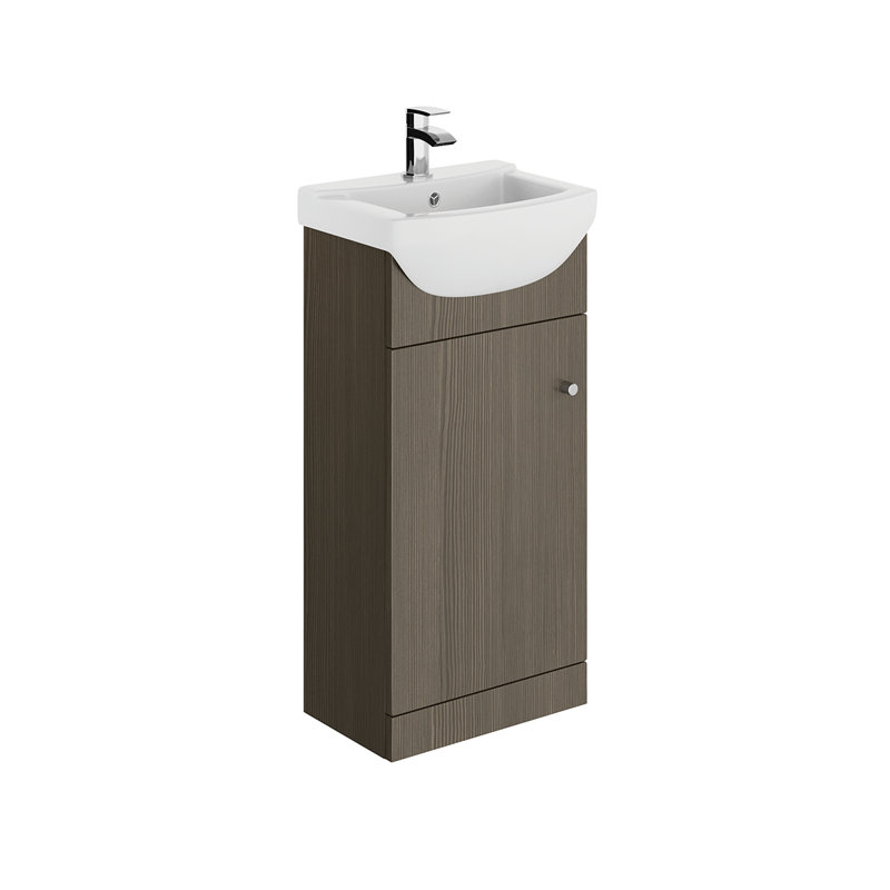 Ikoma 450 Vanity & Basin Floor-standing Unit, Bodega Grey