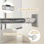 76cm Straight Wall Shower Curtain Pole
