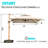Khamari Rectangular Cantilever Umbrella-1397437775-1397437809