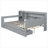 Sleek Silhouette Wooden Daybed Frame Small Space Bedroom Classic Gray Full Size With Storage And Desk