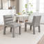 Chaise d'appoint rembourrée en velours Cowger-312584417