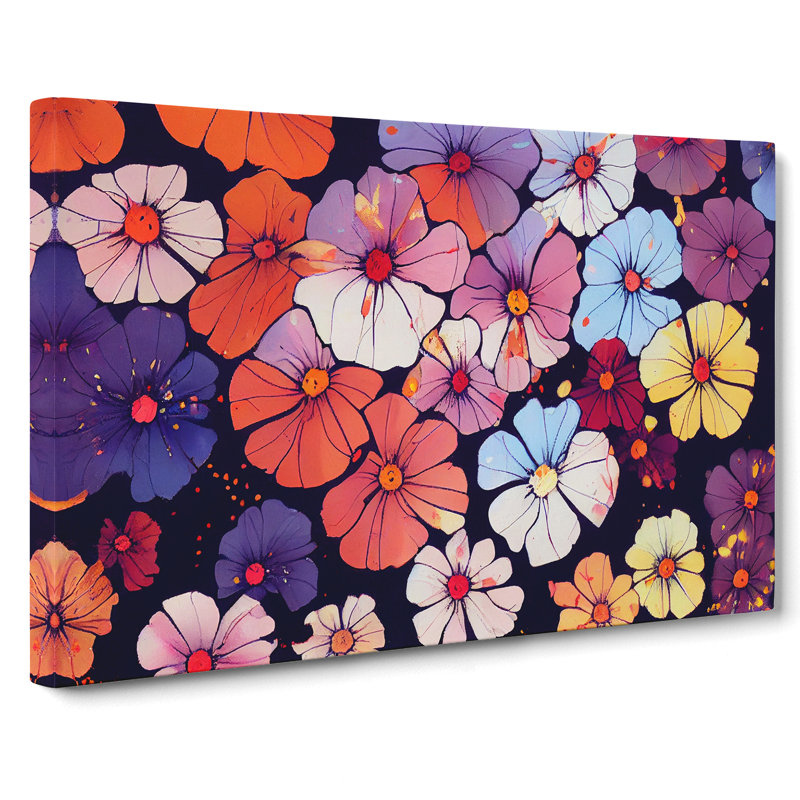 Cosmopolitan Flower Market - Wrapped Canvas, 35cm H x 50cm W x 3cm D