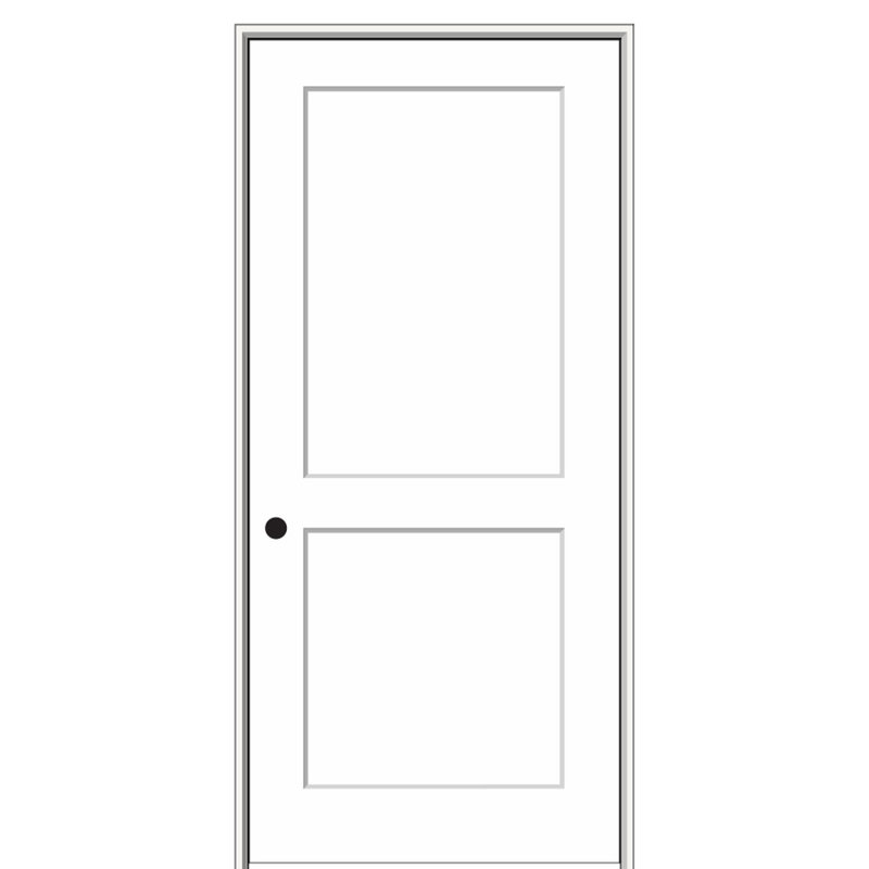 Porte standard intérieure moulée à panneaux en bois massif Molded Interior Door, Côté droit, 31,5 po x 81,75 po
