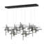 Tura 7-Light Glass Rectangular Pendant-71882329-71882331-79320073