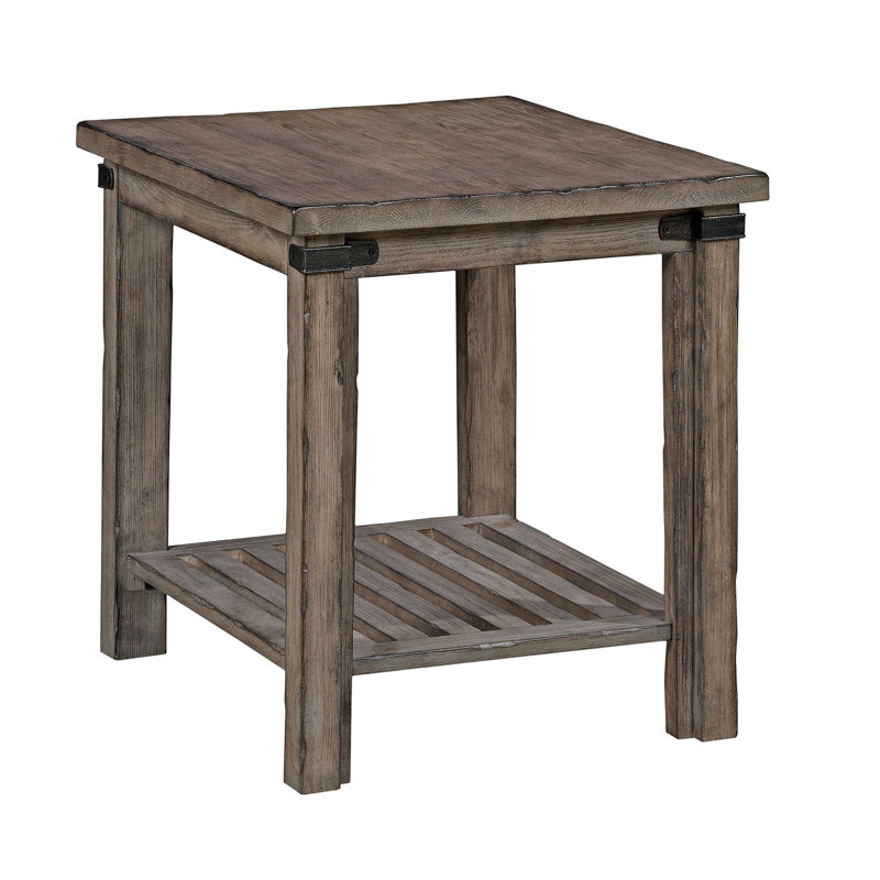 Carmelin Solid Wood End Table