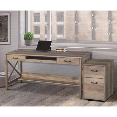 Coble 2 Piece Computer Desk Office Set