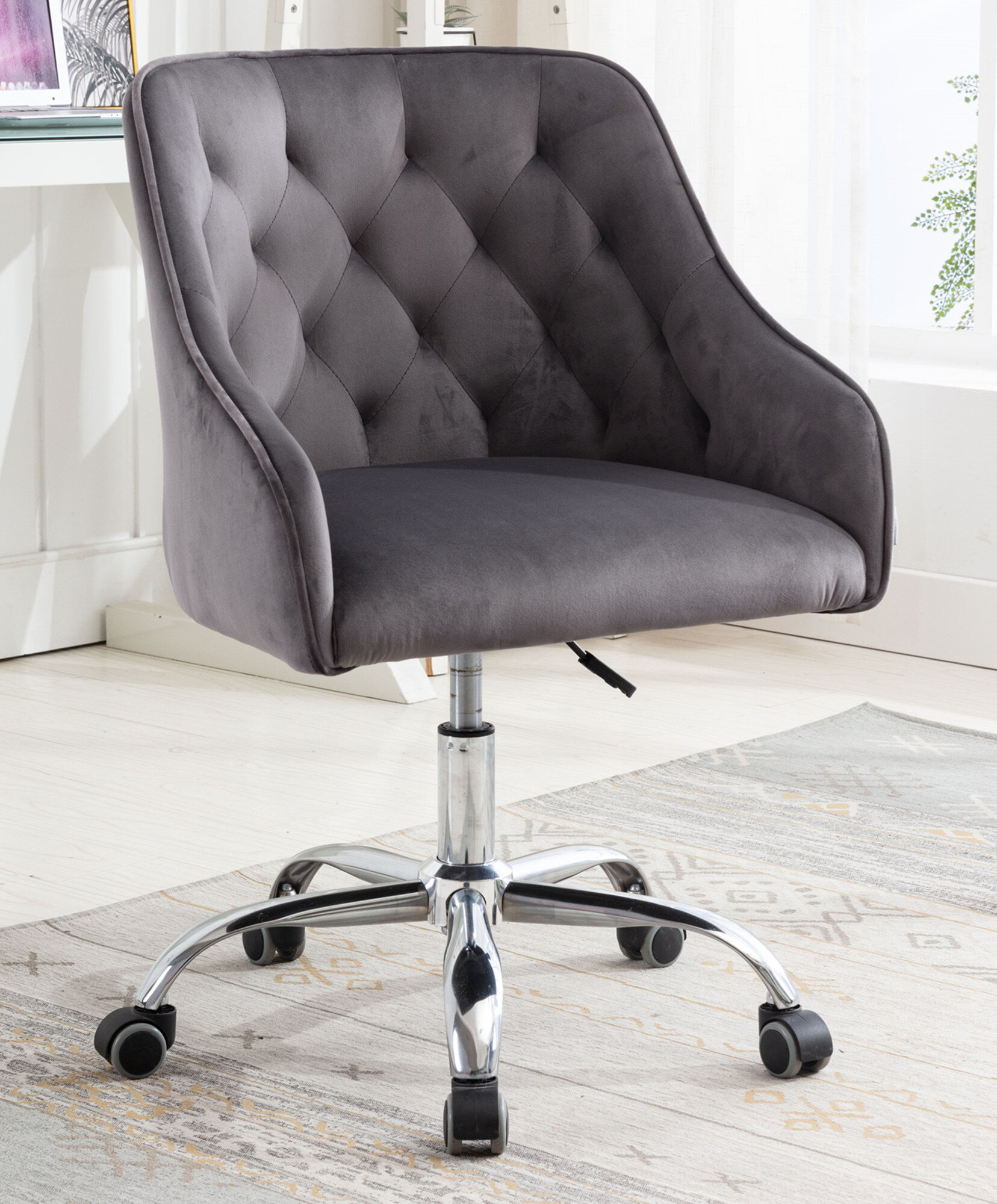 Balight Velvet Executive Chair Wayfair