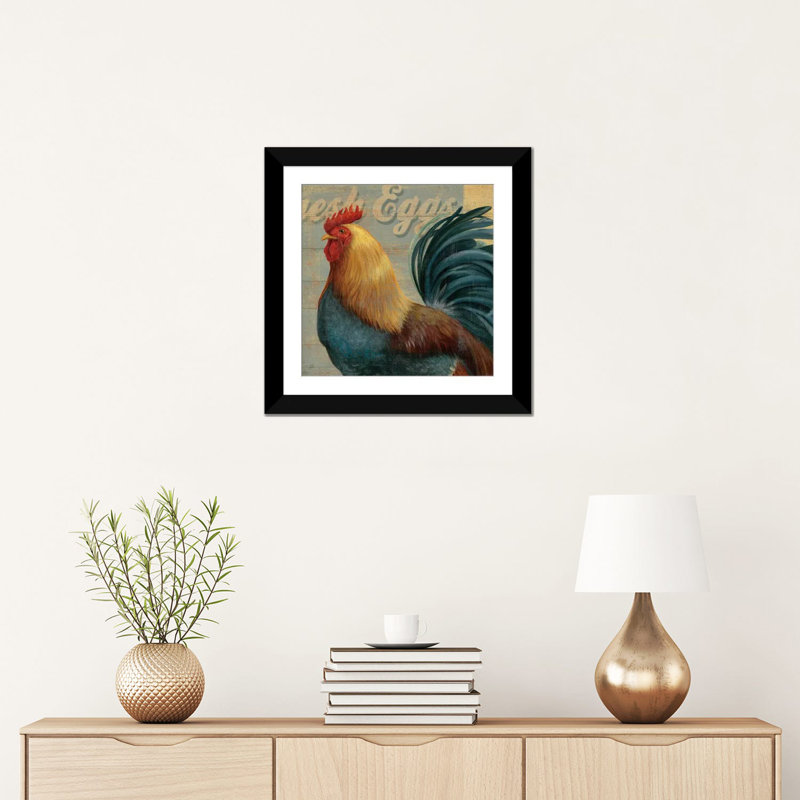 "Morning Call" par Daphne Brissonnet, reproduction d'art sur toile, H 16 po x l 16 po x P 1 po, Blanc