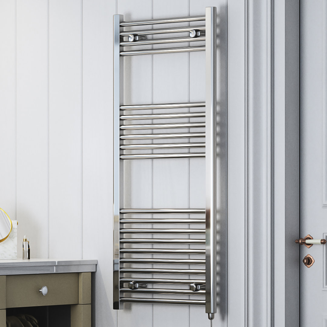 Terma Leo E Electric Fixed Temperature Towel Rail Chrome 1023Btu 1200 X 500Mm - Image 3