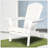 Wood Lounge Patio Chair For Garden, Outdoor Wooden Folding Adirondack Chair Set Of 2, Solid Cedar Wood With Embossed Grain Design-2069460210