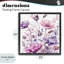 Cadre flottant fleurs mauves et roses, design par Kim Lewis-1062097695-1062097691