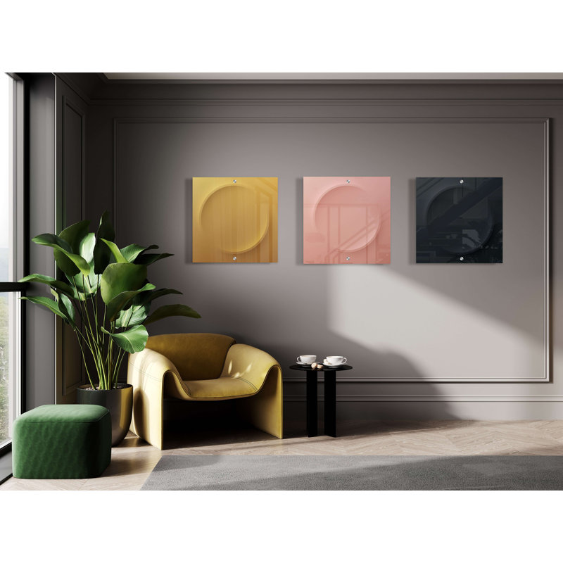 Ensemble de 3 décorations murales cercles