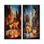 Manhattan Metropolis Cocktail - ensemble de 2 reproductions d'art sur toile-102570504-102570507