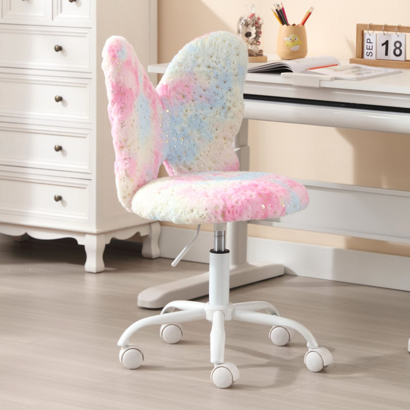 Vartkes Children's Desk / Activity Chair, Antique pink and pink