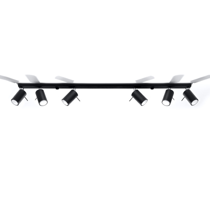 Adaway Flush Mount, Czarny