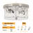 Alixandra 2-Light Flush Mount Ceiling Light With Clear Hammered Glass-295452040-284434478