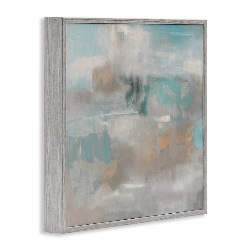 Estampe numérique sereine et douce, giclée par Sally Swatland, H 17 po x l 17 po, Giclée de ferme grise encadrée