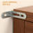 55" 4-Door Buffet Cabinet Sideboard Storage Cabinet With Doors And Shelves-1545712520