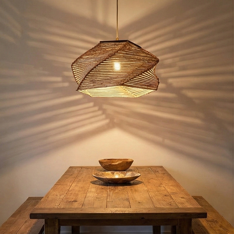 Elowen Geometric Sculptural Pendant