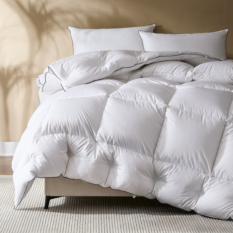 Pacific Coast White Goose Down Comforter/Duvet Insert, All Season Hotel Quality, King