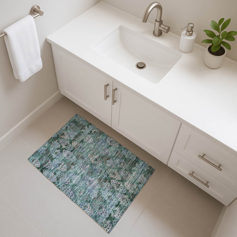 Premium Machine Washable Marasco AMF1637 Diamonds Rug