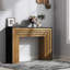 Console 47 po en bois moderne, table d'entrée, table de canapé - Design rustique et contemporain