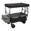 Chariot pliable de 480 lb avec poussette Canopywagon et roues tout-terrain pliables de 7 po de grande capacité pour le camping, les sports et le jardin