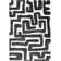 Luna Meara Black And Ivory Recycled Polyester Area Rug