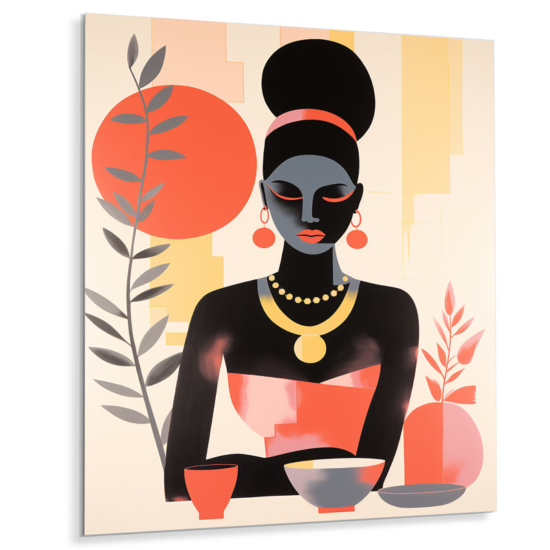 Art africain boho «Soft Color Boho», H 20 po x l 12 po x P 1 po