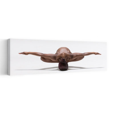 «Graceful Nude Balance Elegant Minimalist Abstract», art mural