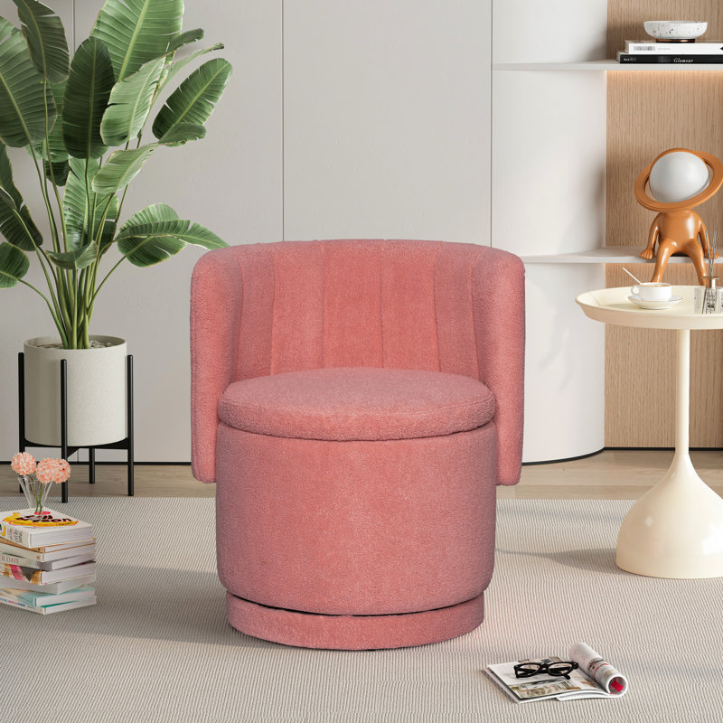 Chaise rotative - Rangement pratique à 360 degrés pour créer une maison confortable et élégante, Rose