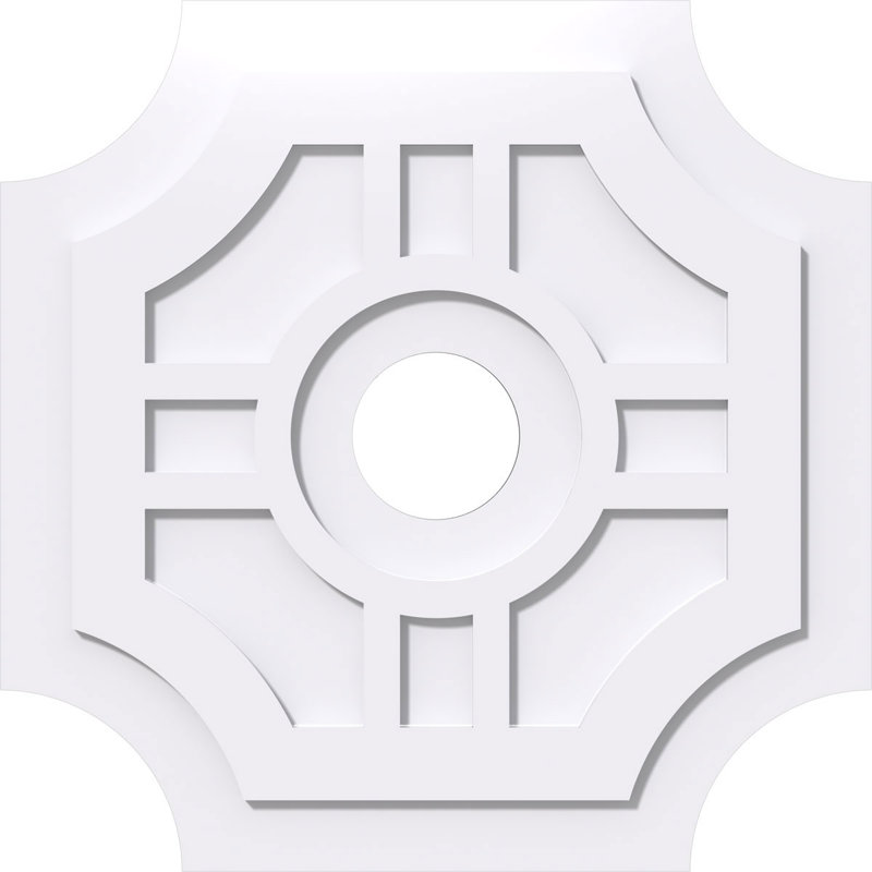 Haus Ceiling Medallion, 1" H x 26" W x 26" D