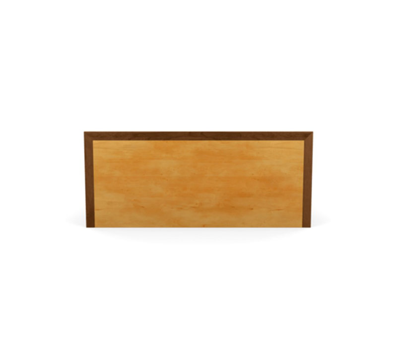 Moduluxe Upholstered Bed, Saddle Cherry, Queen, Onyx