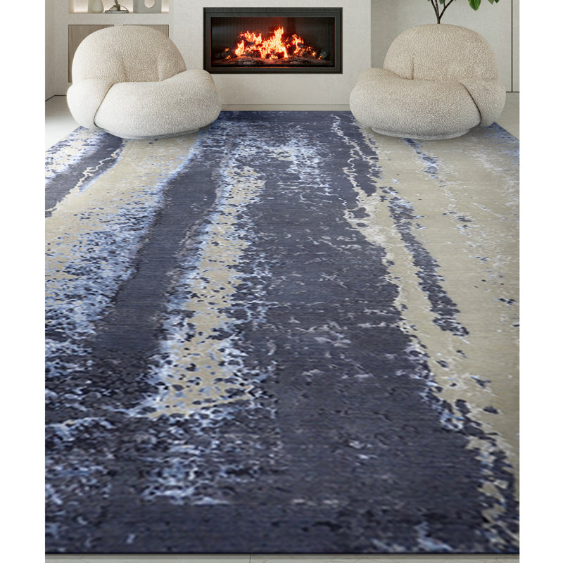 Abstract Area Rug, Rectangle 6' x 9'