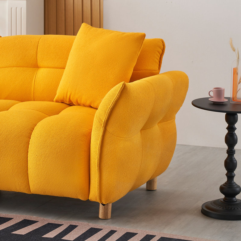 Sofa For Living Room, Bedroom, Office, Yellow