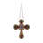 Tiffany Style Stained Glass Window Panel Cross Design 20"H