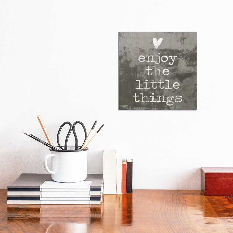 Enjoy The Little Things II by Jamie MacDowell - Wrapped Canvas Print, 30.48 cm H x 30.48 cm W