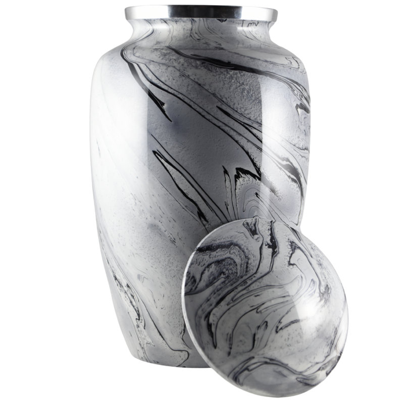 Riann Handmade Urn , Gray