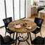 Table basse, table de cuisine ronde, table de réunion compacte