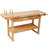 Professional Rubberwood Solid Wood Workbench-2 Drawers