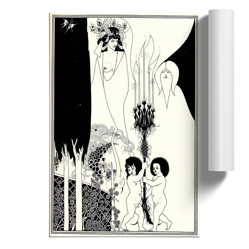The Eyes Of Herod Vol.2 by Aubrey Beardsley - No Frame Print, 30cm H x 21cm W x 0.1cm D