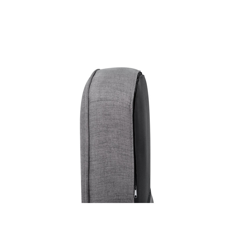 Crumpton Upholstered Wingback Chair, Grey
