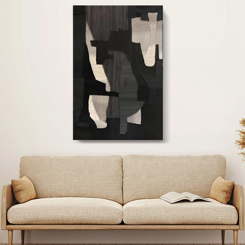 Toile tendue 24 po x 36 po Abstract