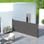 Dakota Fields 400cm W Polyester Cover Retractable Freestanding Awning-871417933-805414238